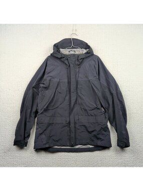 VTG Mountain Equipment Co-op MEC x Gore-Tex GTX Black Shell Jacket Gorpcore Read